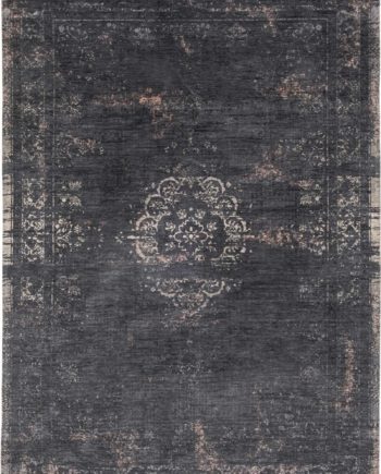 Louis De Poortere dywan LX 8263 Fading World Medaillon Mineral Black