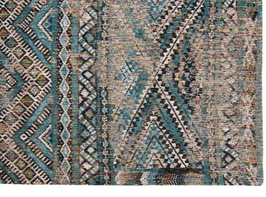 Louis De Poortere dywan LX 9110 Antiquarian Kilim Zemmuri Blue corner