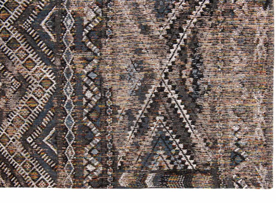 Louis De Poortere dywan LX 9113 Antiquarian Kilim Black Rabat corner