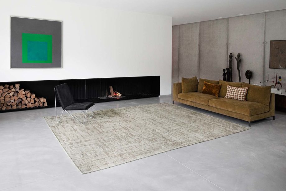 Louis De Poortere dywan LX 9197 Structures Baobab Dry Beige interior 4