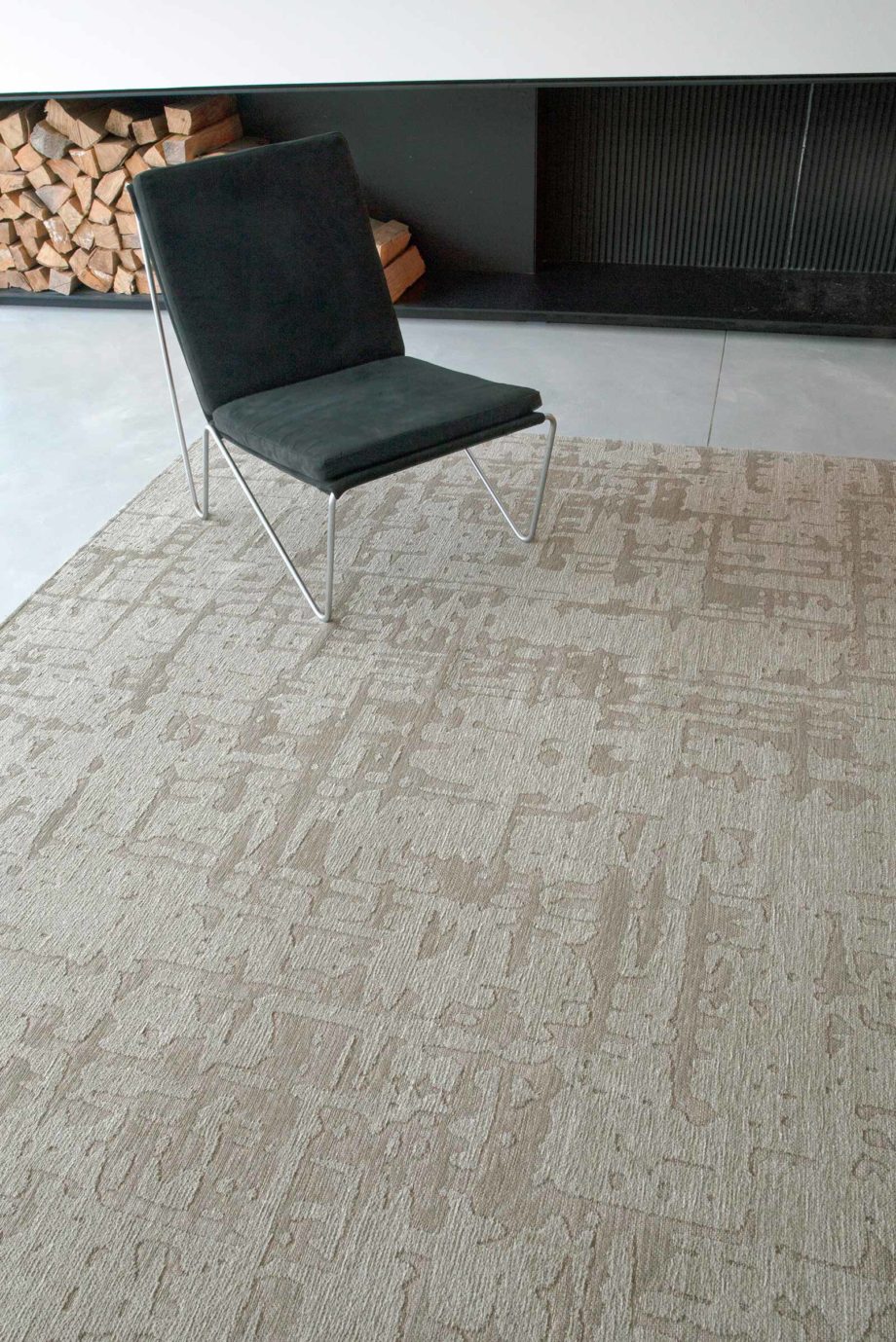 Louis De Poortere dywan LX 9197 Structures Baobab Dry Beige interior 6