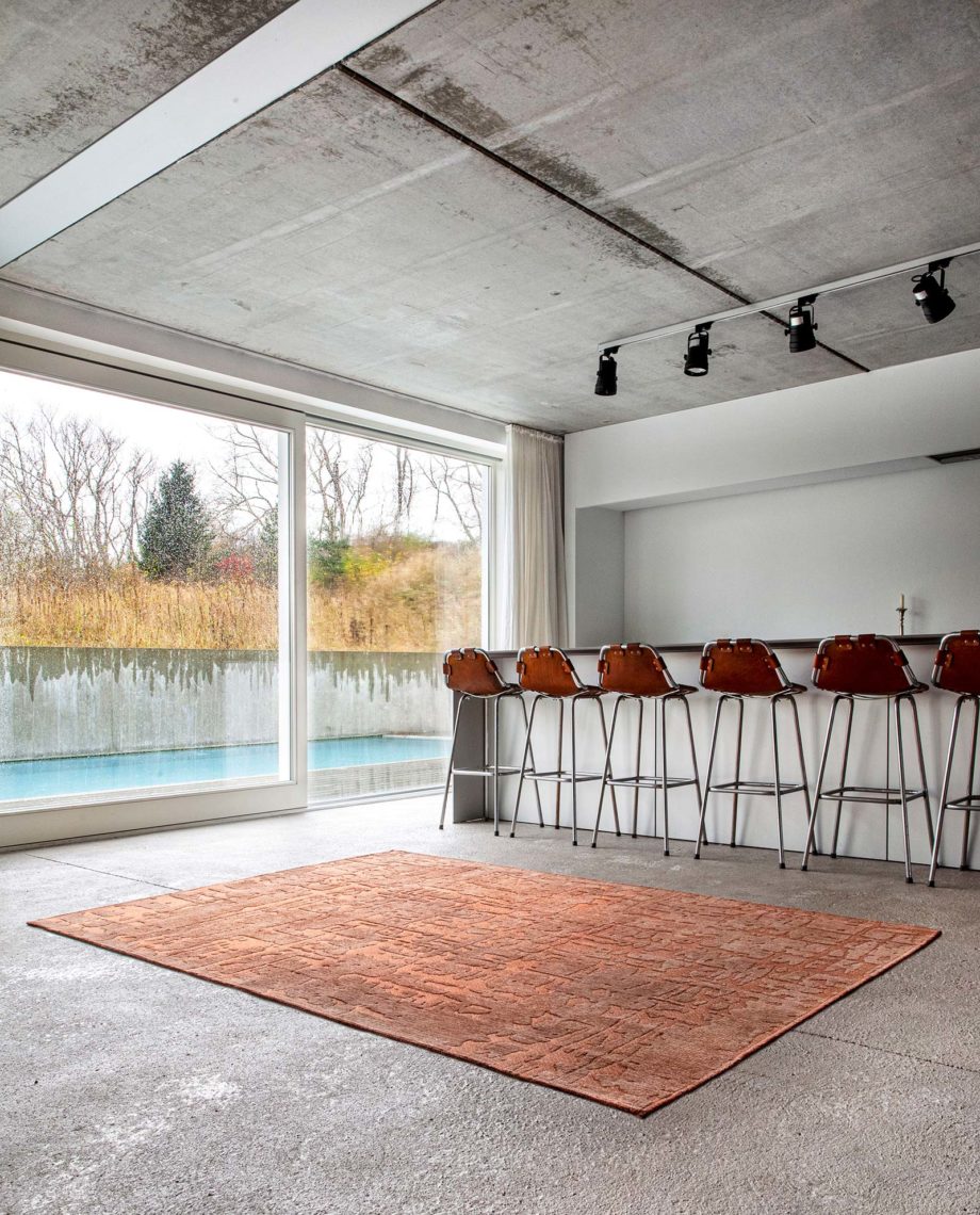 Louis De Poortere dywan LX 9199 Structures Baobab Za Copper interior 3