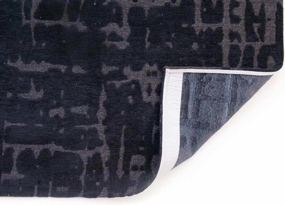 Louis De Poortere dywan LX 9200 Structures Baobab Black Water back