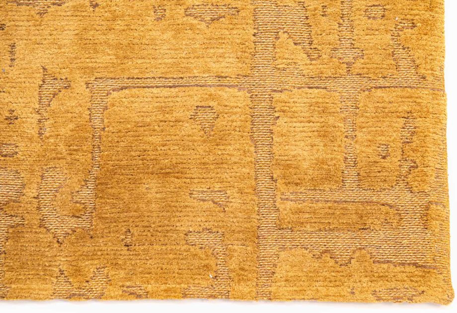 Louis De Poortere dywan LX 9201 Structures Baobab Madagascar Gold corner