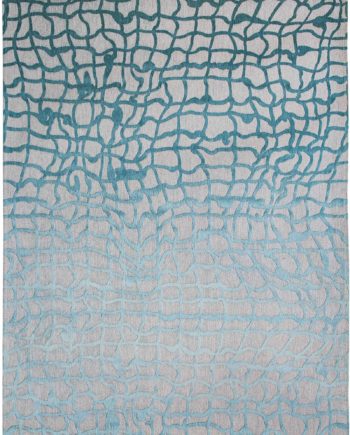 Louis De Poortere dywan LX 9203 Mad Men Dedalo Blue Marine