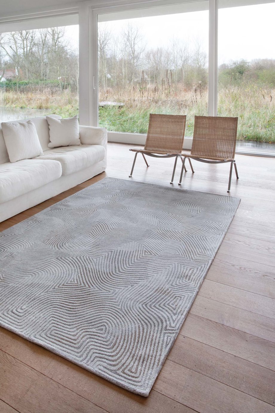 Louis De Poortere dywan LX 9228 Meditation Coral Oyster White interior 3