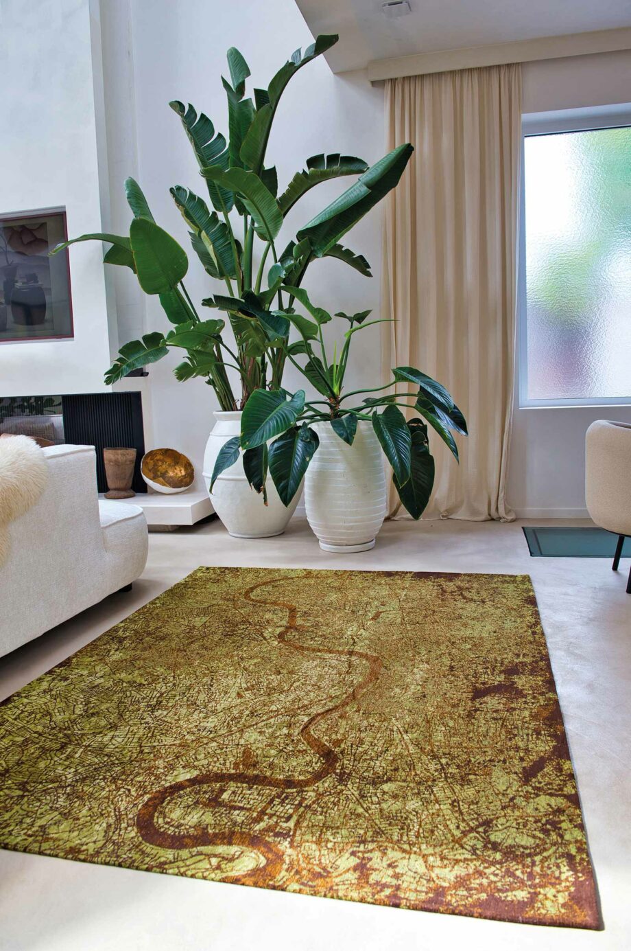 Louis De Poortere dywan Cities London 9320 Green Meadows interior 1