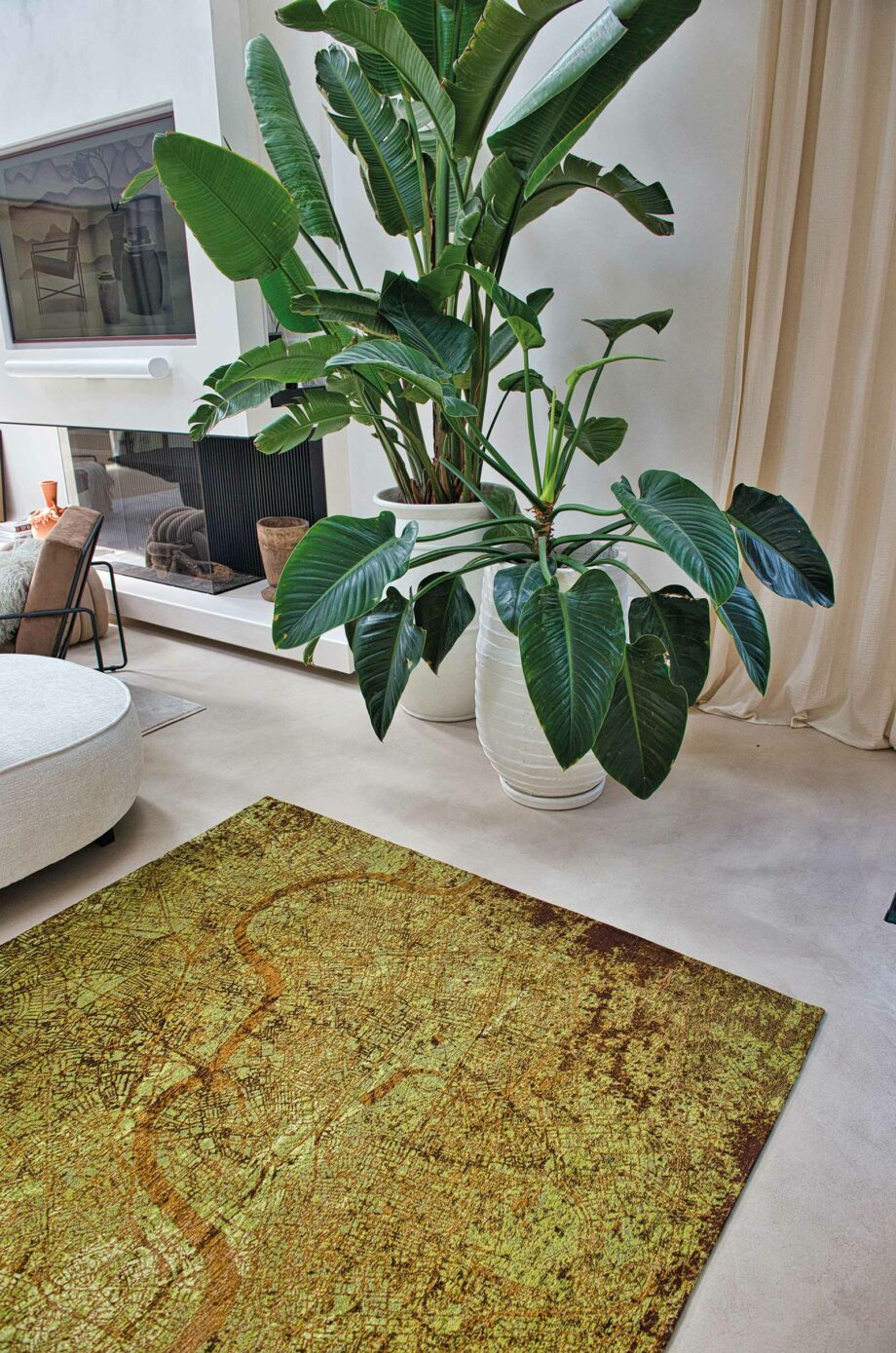 Louis De Poortere dywan Cities London 9320 Green Meadows interior 2