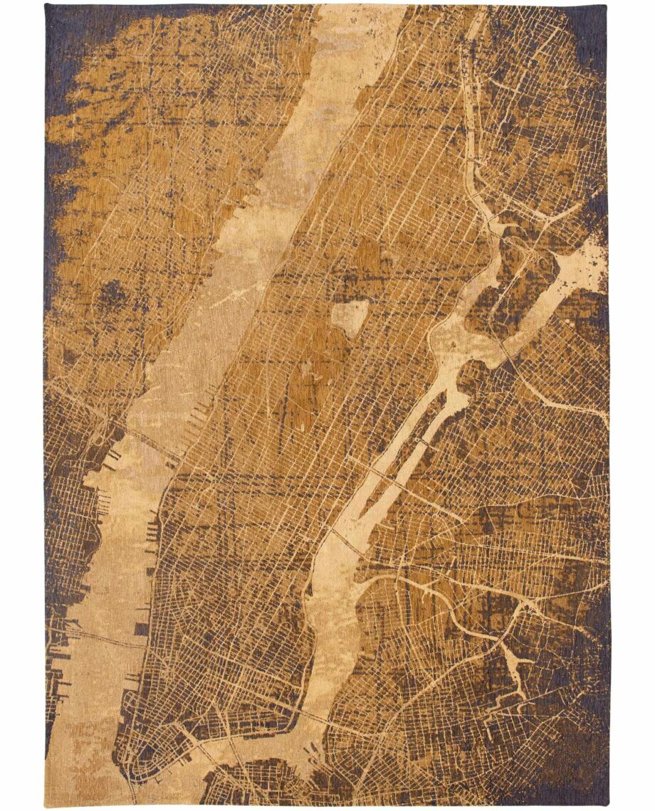 Louis De Poortere dywan Cities New York 9315 Gatsby Gold
