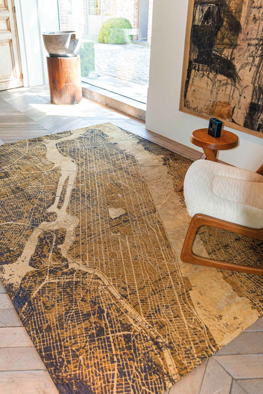Louis De Poortere dywan Cities New York 9315 Gatsby Gold interior 2