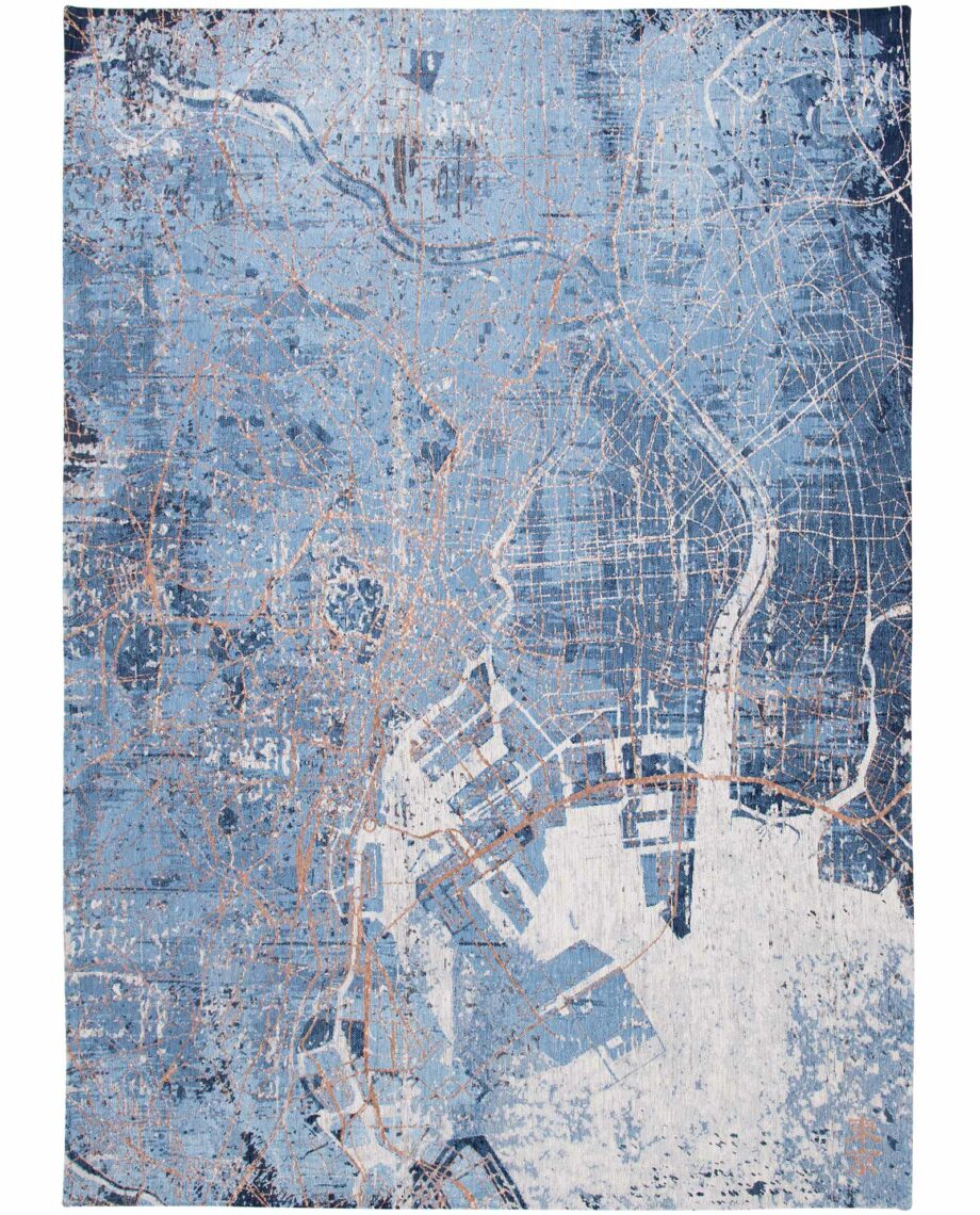 Louis De Poortere dywan Cities Tokyo 9314 Conductive Blue