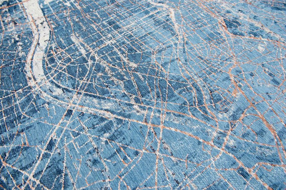 Louis De Poortere dywan Cities Tokyo 9314 Conductive Blue zoom 2