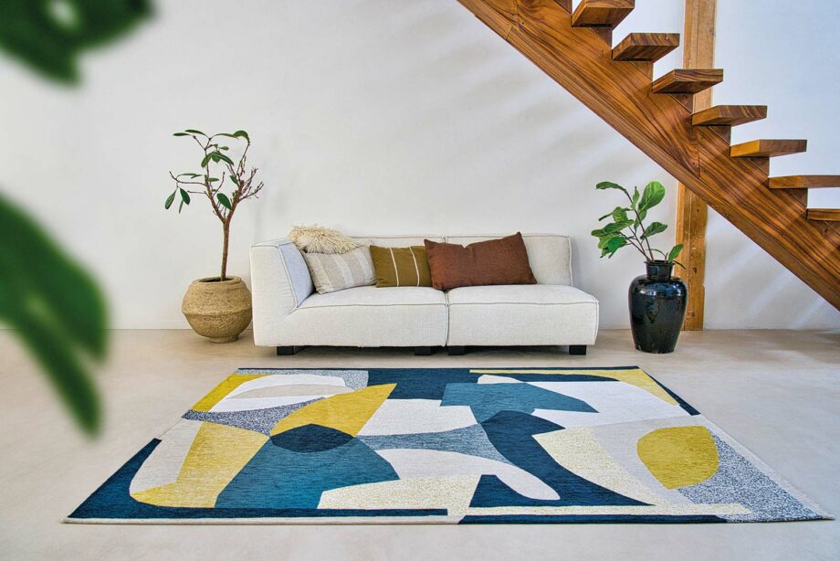Louis De Poortere dywan Gallery Shapes 9369 Duck Song interior 1