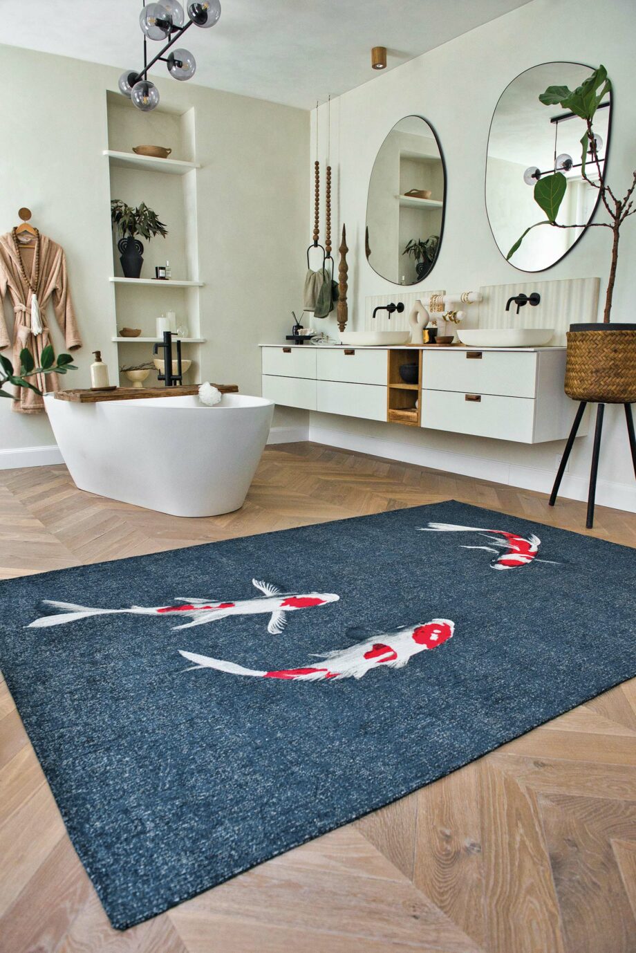 Louis De Poortere dywan Pop 9390 Japanese Pond interior 1