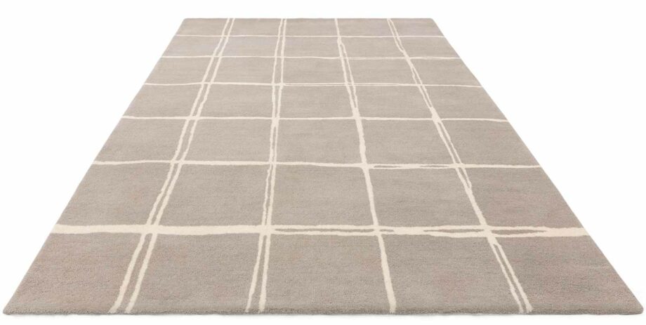 Asiatic dywan Albany Grid Grey 1 3D