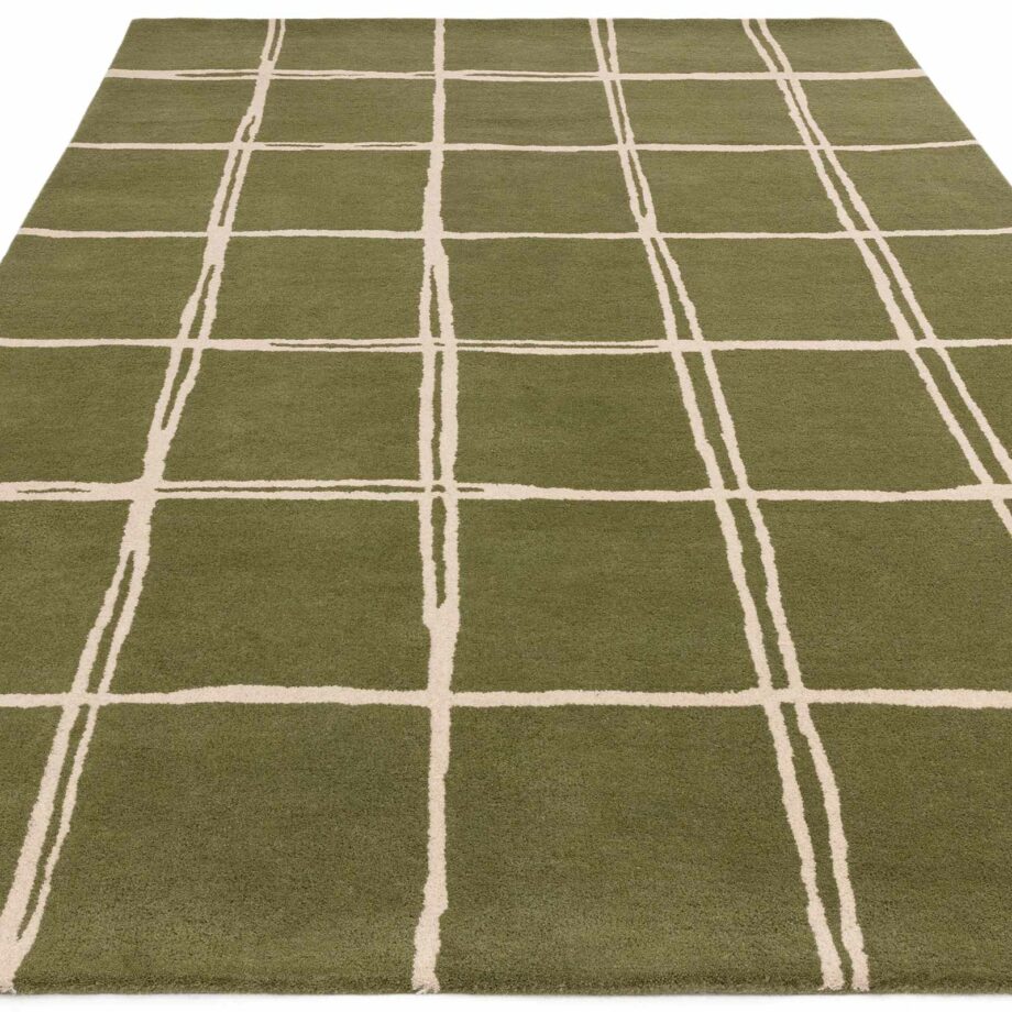 Asiatic dywan Albany Grid Olive 1
