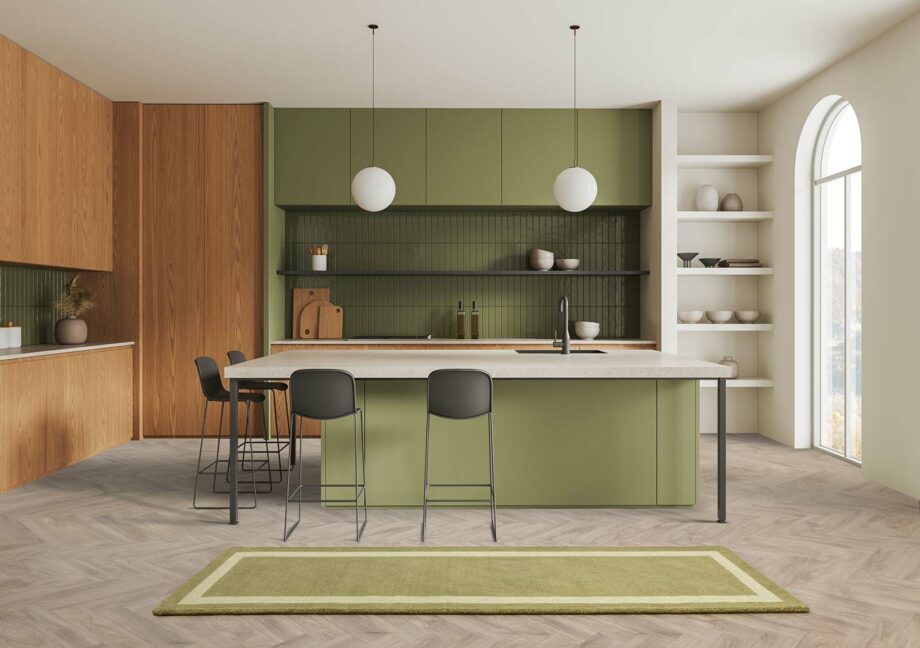 Asiatic dywan Albi Green runner interior