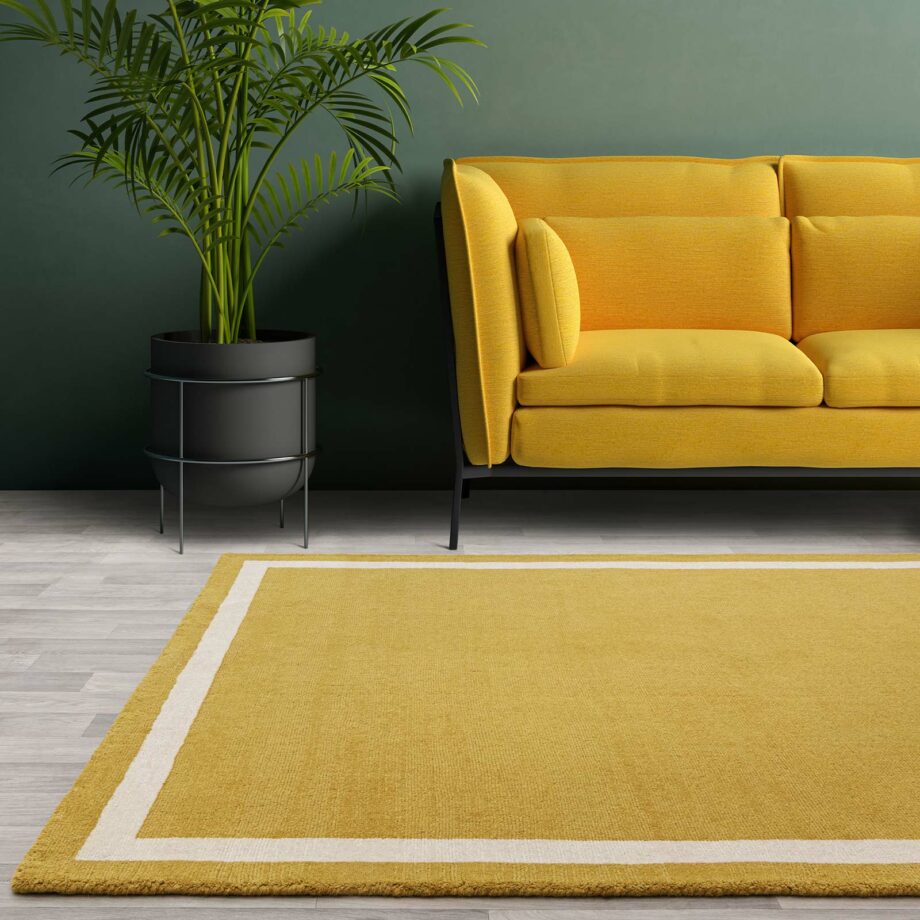 Asiatic dywan Albi Ochre interior new square