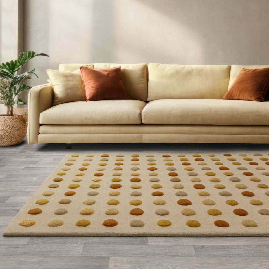 Asiatic dywan Dotty Gold interior new square