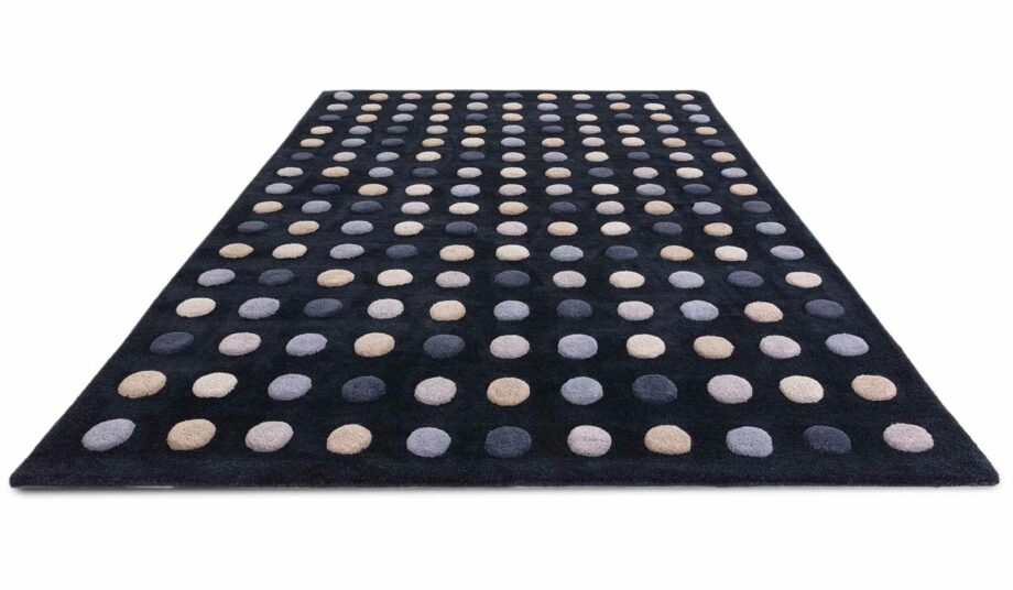 Asiatic dywan Dotty Navy 3D