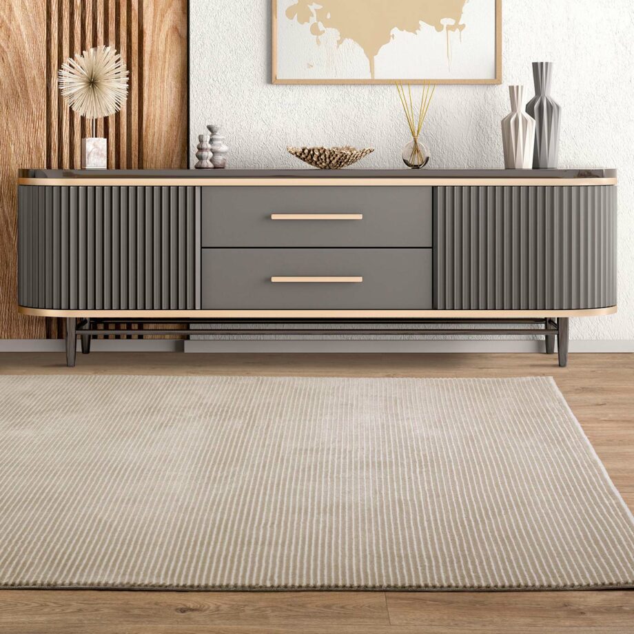Asiatic dywan Kuza Stripe Beige interior square