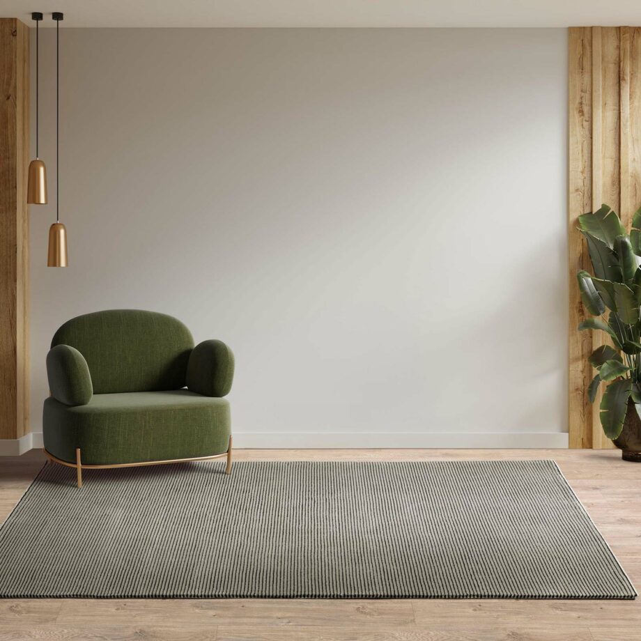 Asiatic dywan Kuza Stripe Khaki interior square