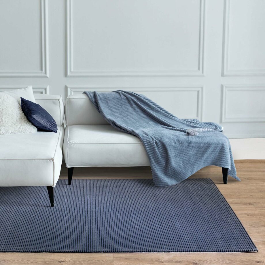 Asiatic dywan Kuza Stripe Navy interior square