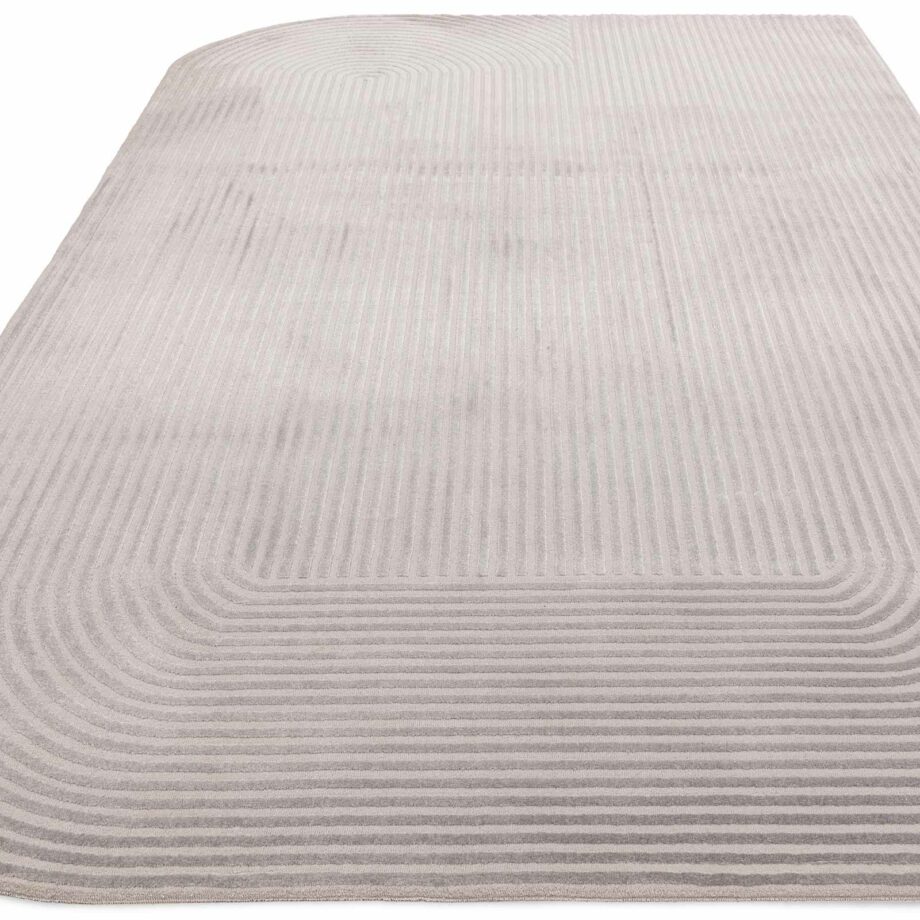 Asiatic dywan Kuza shape silver grey 1