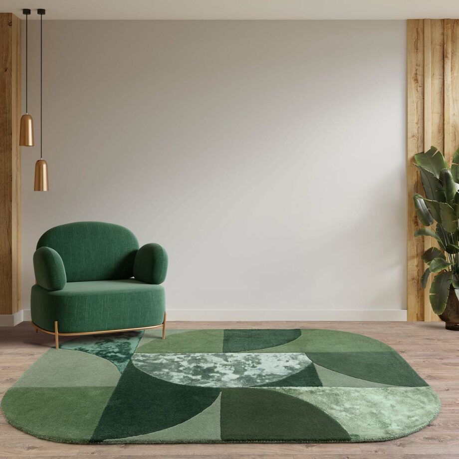 Asiatic dywan Matrix 75 Oval Forest interior square
