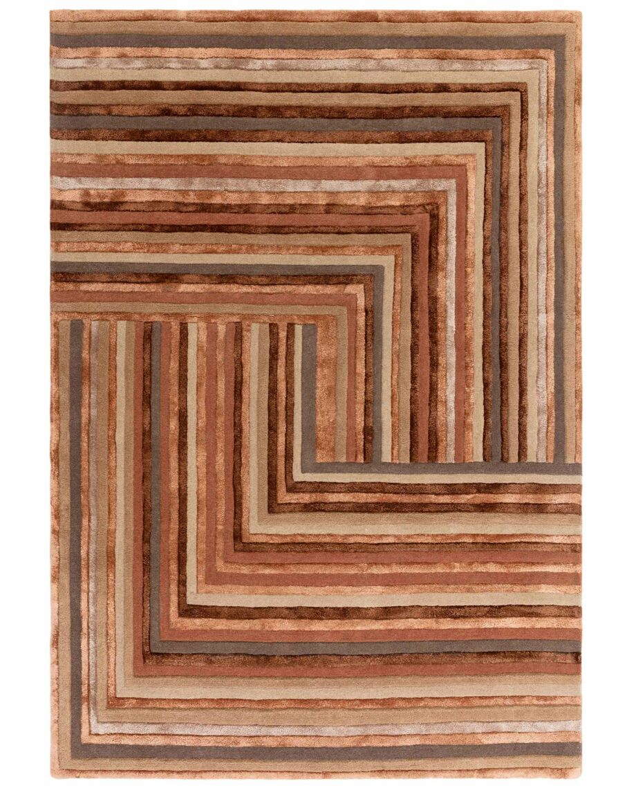 Asiatic dywan Matrix 80 Network Terracotta