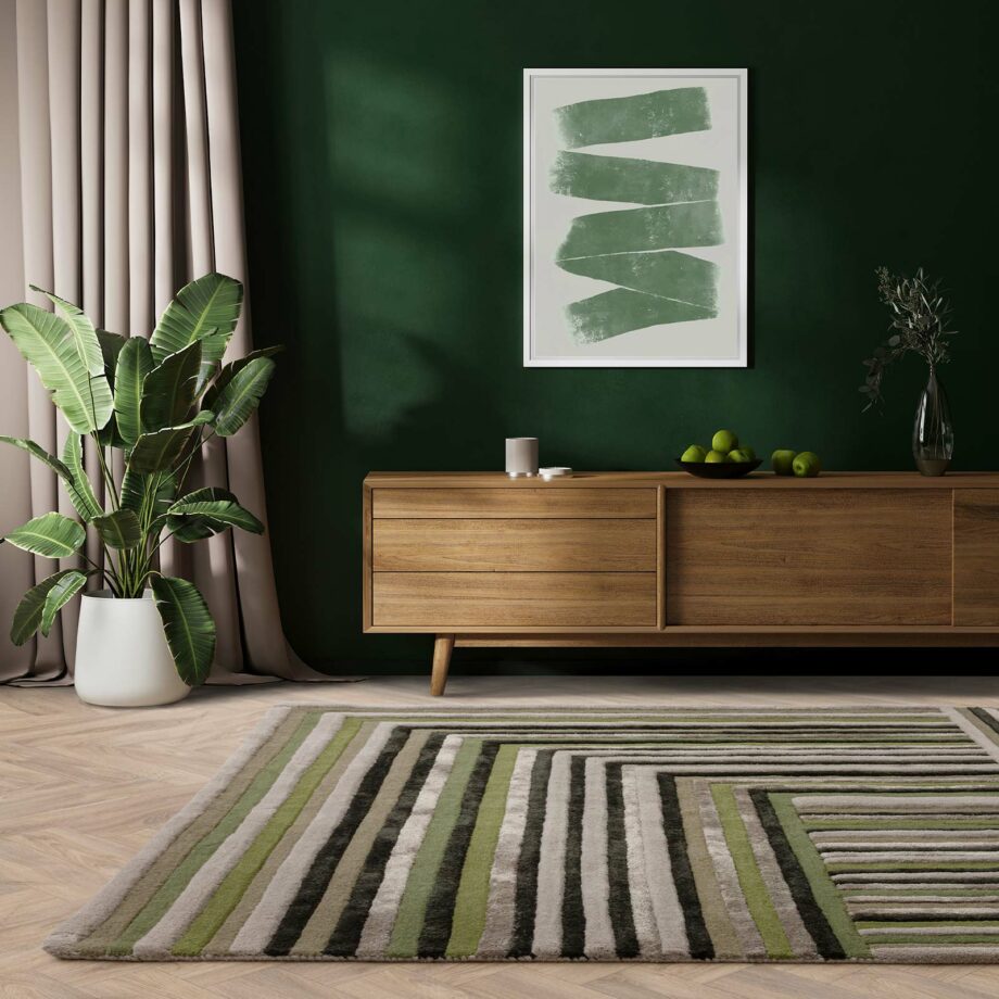 Asiatic dywan Matrix 82 Network Forest interior square