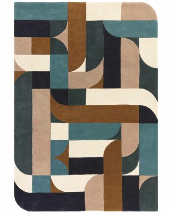 Asiatic dywan Matrix 89 Klotski Teal