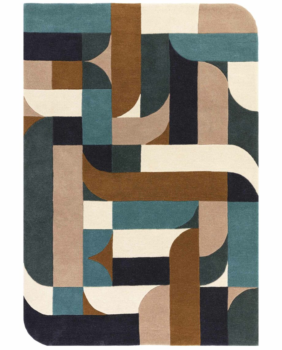 Asiatic dywan Matrix 89 Klotski Teal
