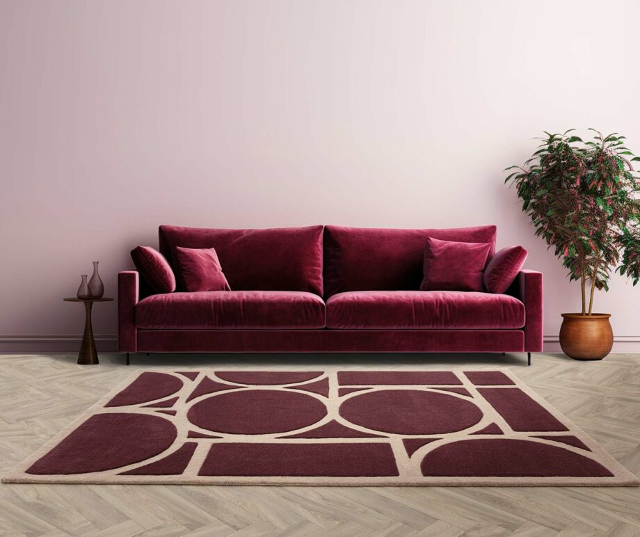 Asiatic dywan Metro Plum interior new
