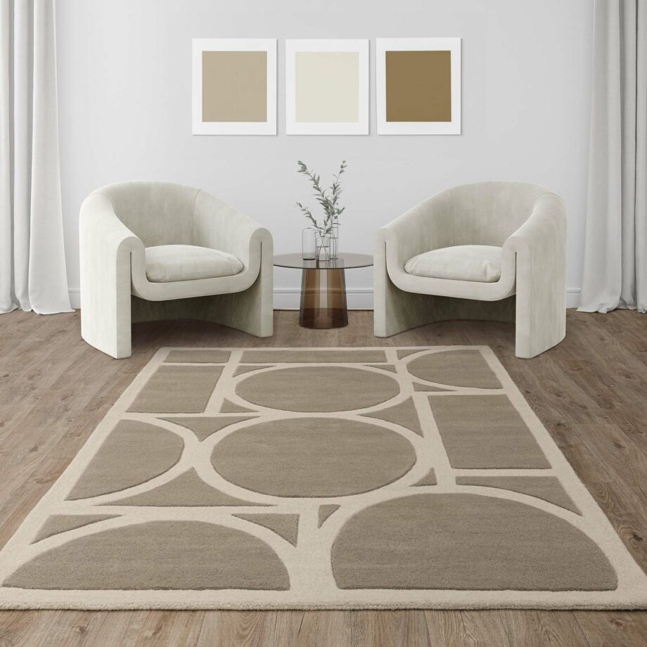 Asiatic dywan Metro Taupe interior square