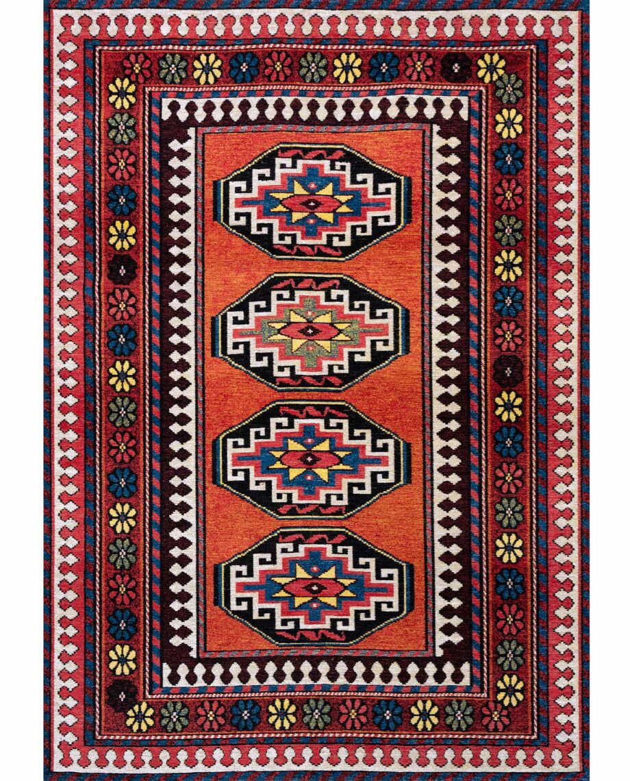 Louis De Poortere dywan Antiquarian Antalia 9844 Red Mix