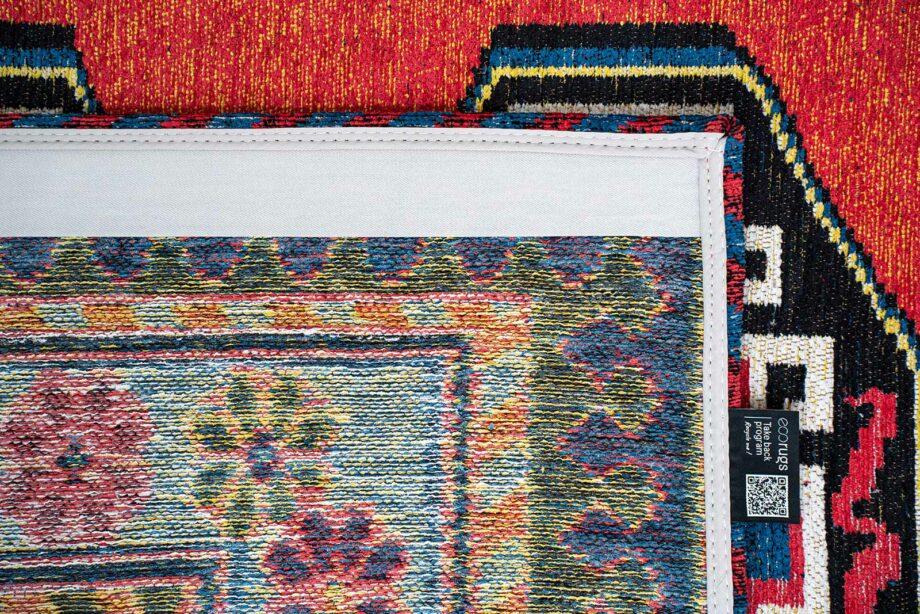 Louis De Poortere dywan Antiquarian Antalia 9844 Red Mix back