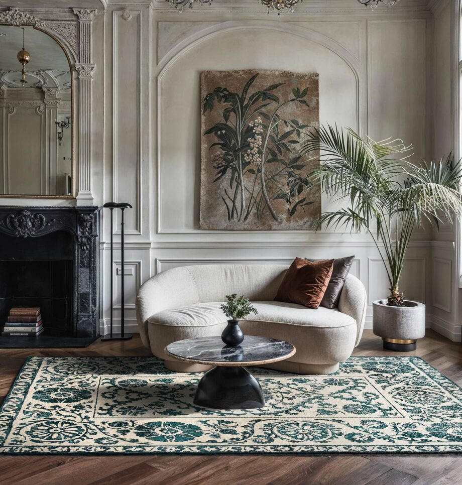 Louis De Poortere dywan Antiquarian Suzani 9733 Suzani Notos Ambiance