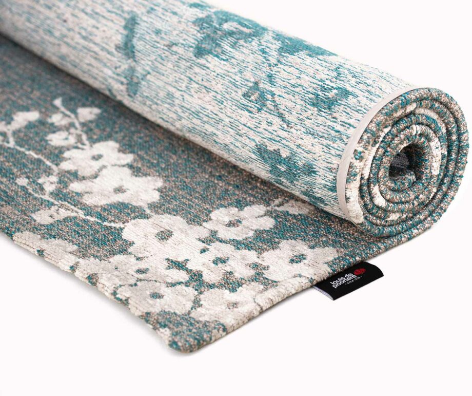 Louis De Poortere dywan Sakura 9850 Sakura Lake Blue roll