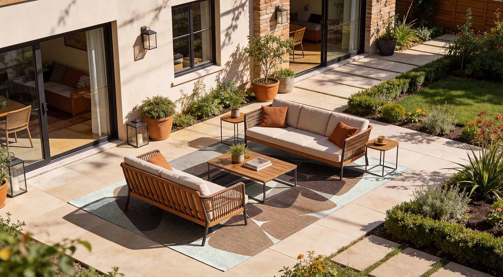 Louis De Poortere dywan Gallery 2087 Stones Cookie outdoor