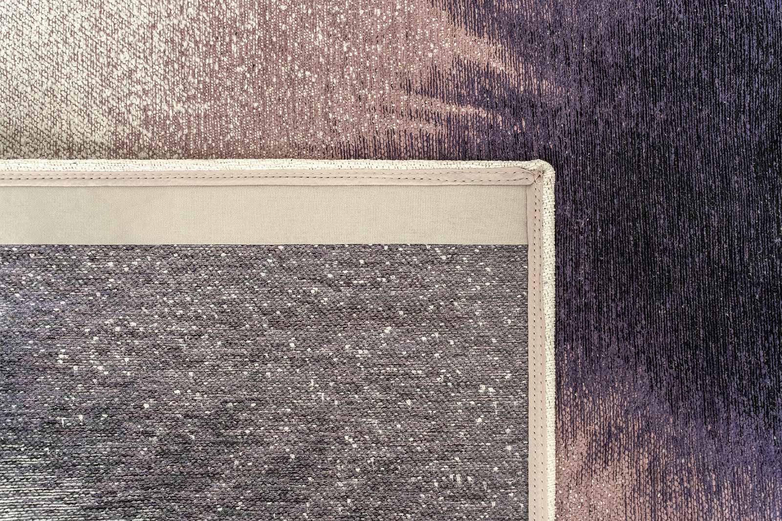 Louis De Poortere dywan Meditation 2101 Drop Purple Smoke back