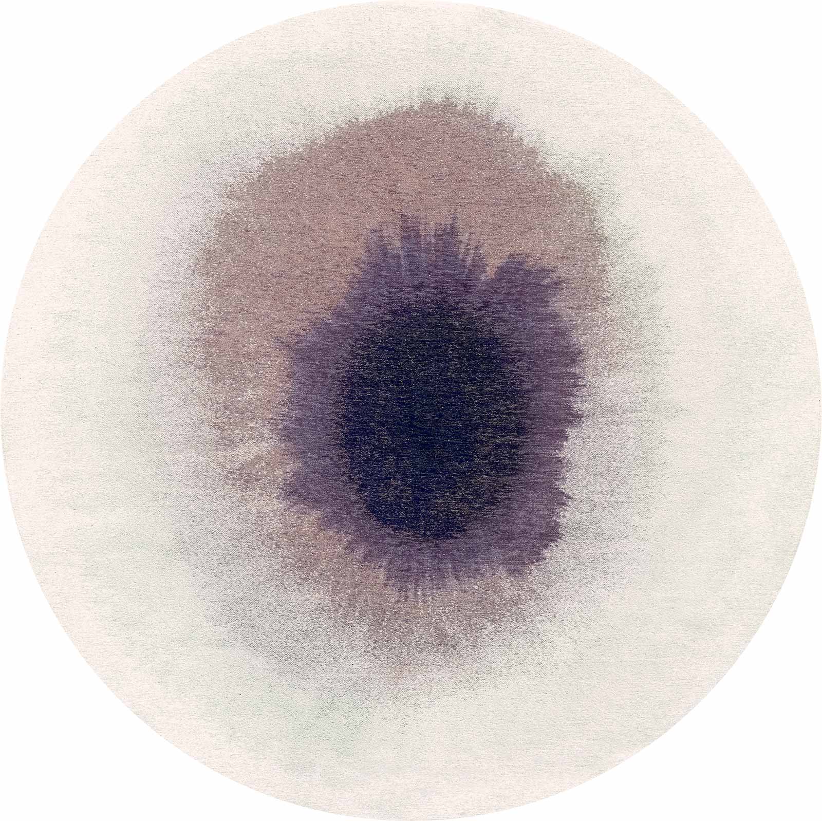 Louis De Poortere dywan Meditation 2101 Drop Purple Smoke round
